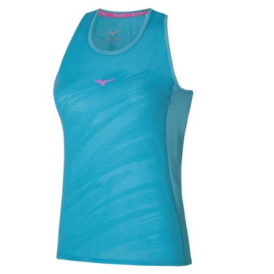 Camiseta sin Manga Mizuno AERO Mujer - Azules - Chile M356DYULXH